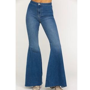 Free People Bell Bottom Jeans Size 24